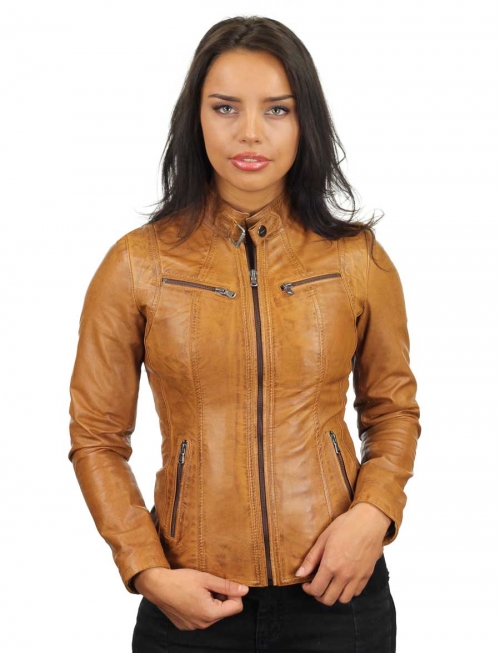 ladies-leather-jackets-cognac-round-collar-315-model2