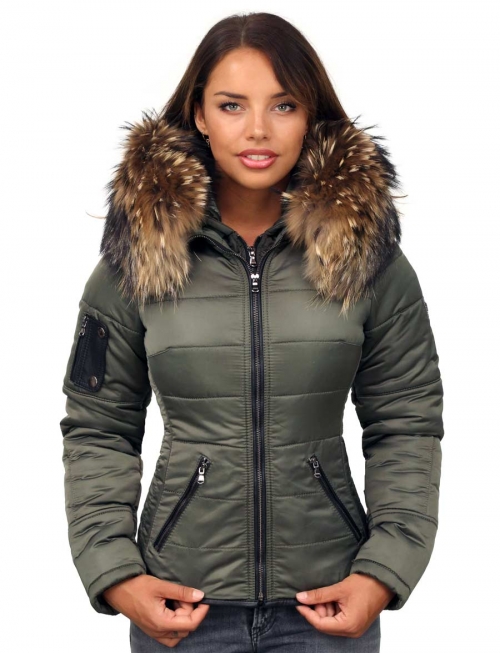 ladies-winter-jacket-with-fur-collar-shamila-green-Versano