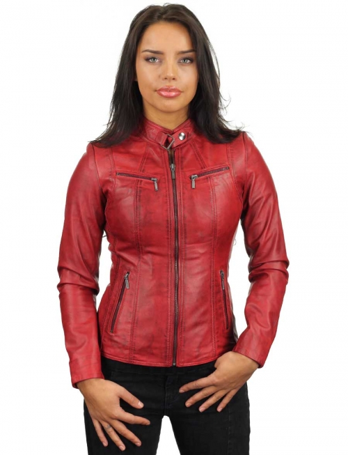 veste-cuir-rouge-col rond-315-model2