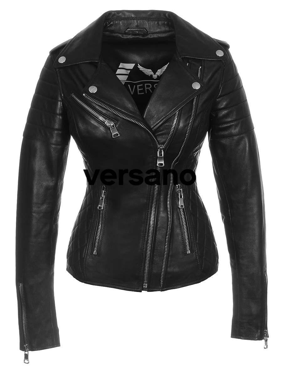 leather-biker-jacket-ladies-black-double-zipper-versano-342-front