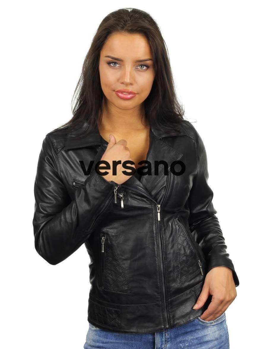 chaqueta-de-cuero-mujer-negro-305-modelo 2