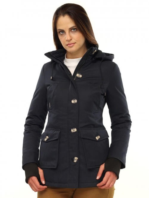 Women's parka winter jacket 4pocket Mary blue Versano