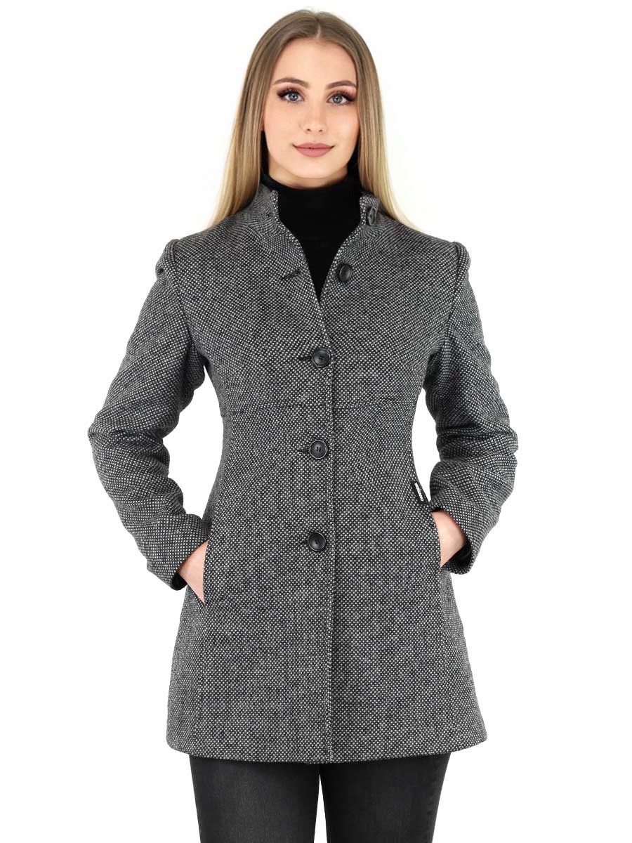 Capa abrigo de lana damas gris Versano Melody
